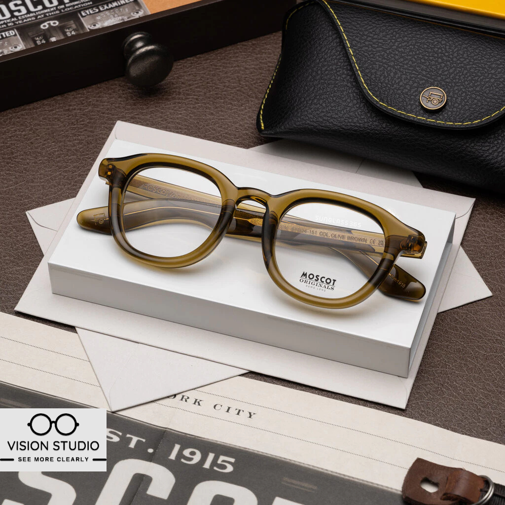 แว่นสายตา Moscot Dahven Olive Brown