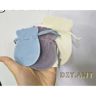 💐DIY💐ถุงผ้าน้ำเต้า กำมะหยี่ ราคาถูก น่ารัก ถุงใส่ของชำร่วย เครื่องประดับ 9*12 cm