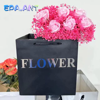 🌈EPA🌈ถุงFlower ก้นกว้าง ใส่ดอกไม้ ใส่เค้ก ใส่ตุ๊กตา เชือกหิ้วยาวมาก