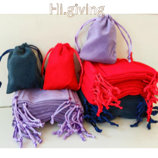 🍉HI 🍉ถุงผ้าหูรูด ผ้ากำมะหยี่ ใส่เครื่องประดับ ราคาถูกกมากกกก…