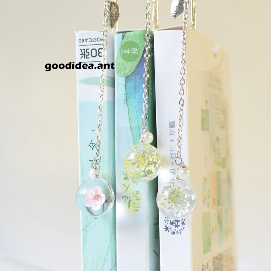 GIDA✏️ พร้อมส่ง ที่คั่นหนังสือโลหะ ลายขนนกสไตล์จีน