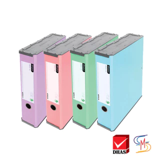 Elephant ตราช้าง แฟ้ม กล่องเก็บของ รุ่น UBOC-01 สีพาสเทล ขนาด A4 จำนวน 1 กล่อง