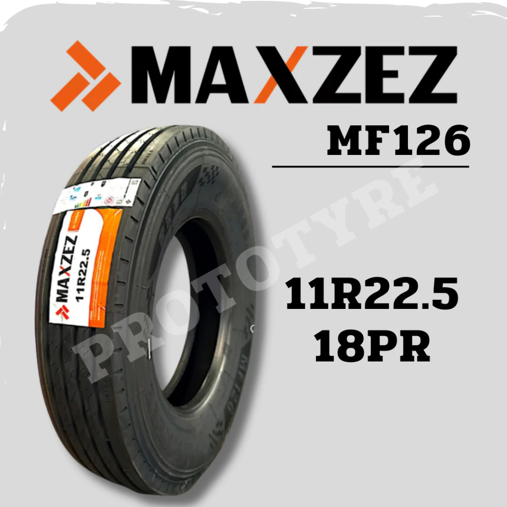 ยางรถบรรทุกเรเดียล Maxzez 11R22.5 18PR รุ่น MF126