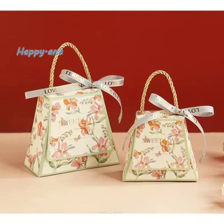 🌹 🌹สินค้าใหม่ 🌹 🌹กล่องของขวัญ ลายดอกไม้ ใส่ของขวัญ ของชำร่วย