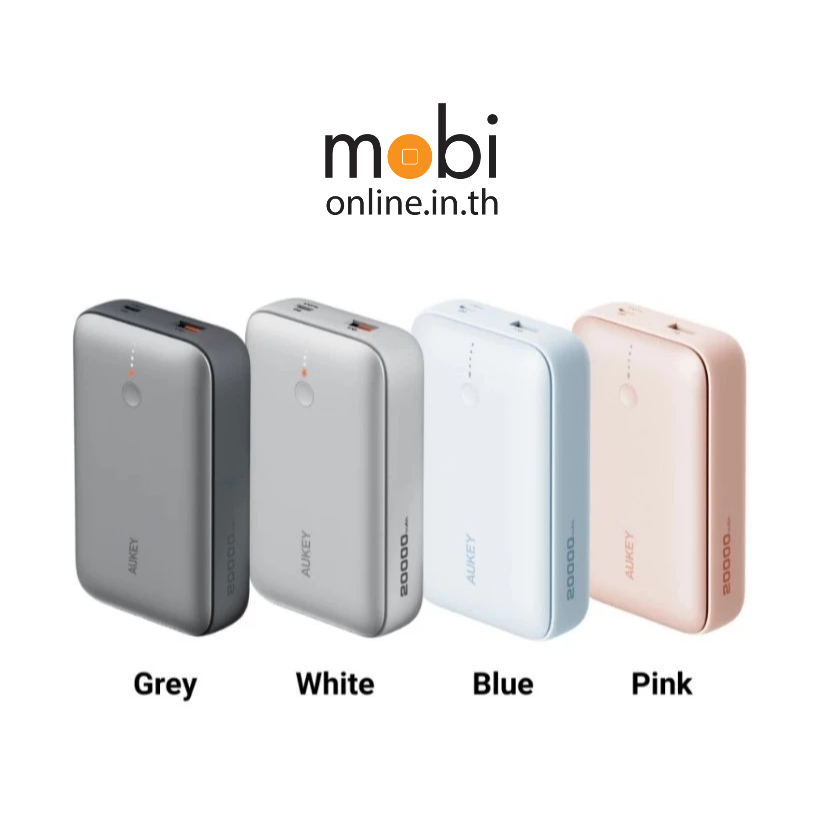 พาวเวอร์แบงค์ AUKEY PB-Y57 Spark Mini 20000mAh Compact Fast Charging PowerBank (PD3.0 | QC3.0 | 22.5