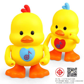 เป็ดเต้นไฟ LED พร้อมเสียงเพลง สนุกสนานสำหรับเด็ก