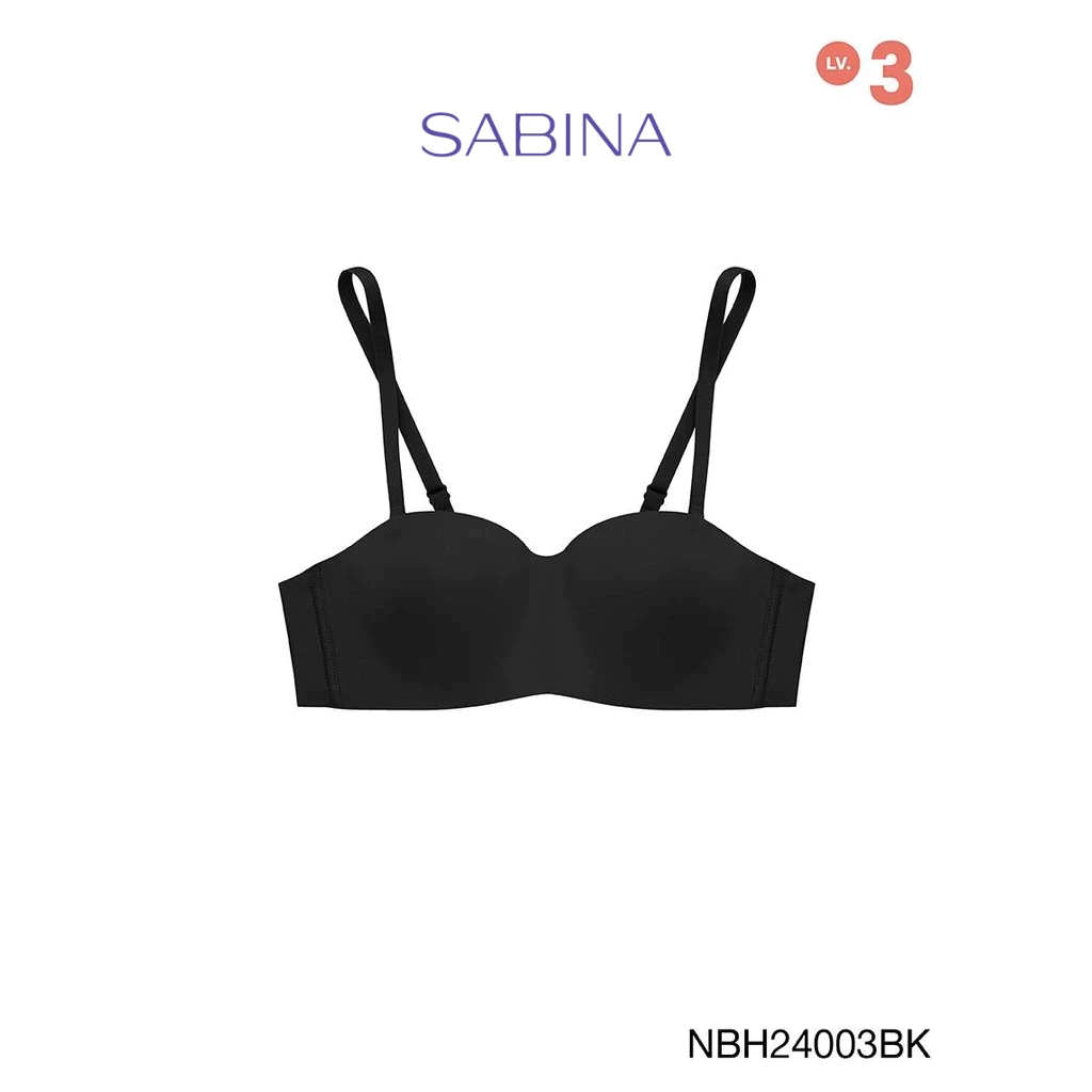 [Online Exclusive] Sabina Soft Doomm Level 3 เสื้อชั้นใน มีโครง รหัส NBH24003BK - สีดำ
