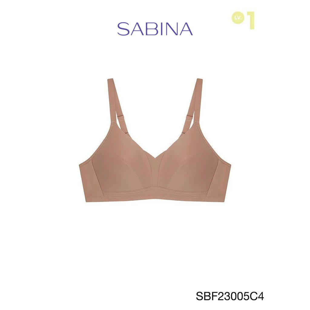 Sabina Forever Young Level 1 เสื้อชั้นใน  ไร้โครง รหัส SBF23005C4 - สีเนื้อแทน