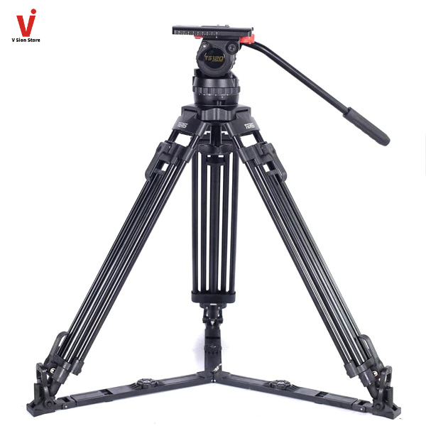 พร้อมส่ง TERIS TS120AL Fluid Head & Tripod Kit ชุดหัวและขาตั้งกล้องวิดีโอ