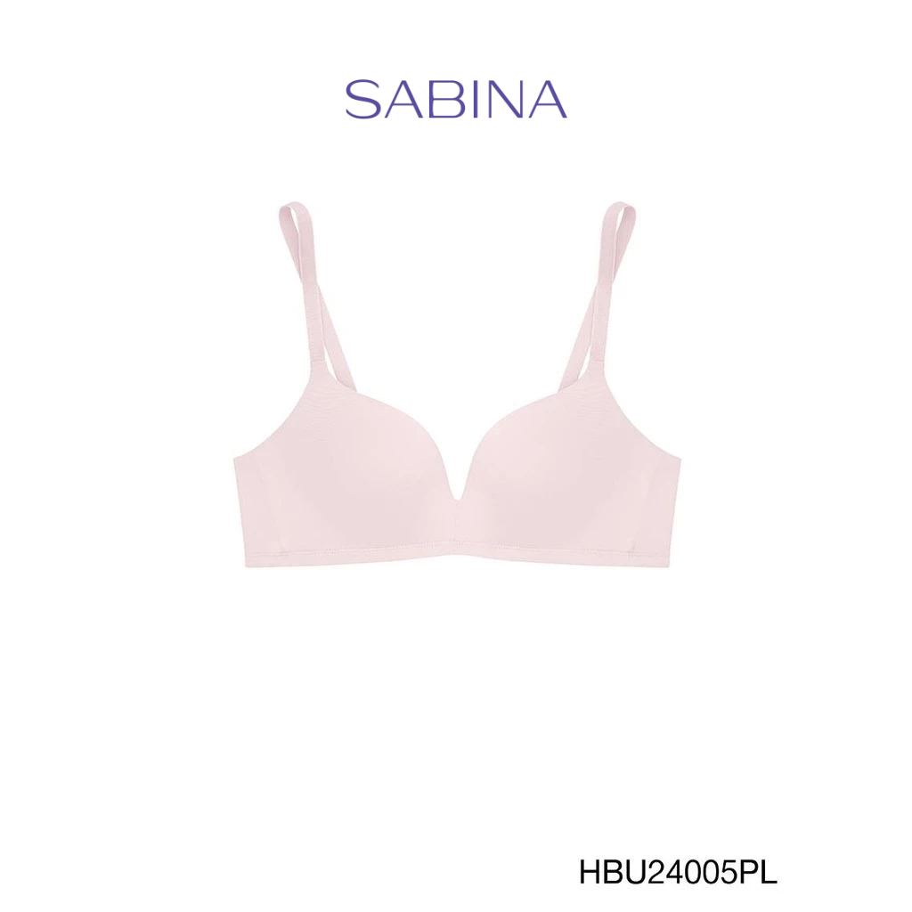 Sabina Habpy Pretty Perfect Level 1 เสื้อชั้นใน  ไร้โครง รหัส HBU24005PL - สีชมพูอ่อน