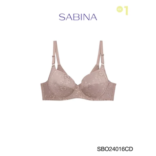 Sabina Function Bra Level 1 เสื้อชั้นใน มีโครง รหัส SBO24016CD - สีเนื้อเข้ม