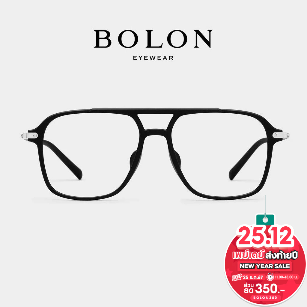 Bolon Rio BJ5096 กรอบแว่นแบรนด์เนม โบลอน แว่นสายตกรองแสง แว่นออโต้