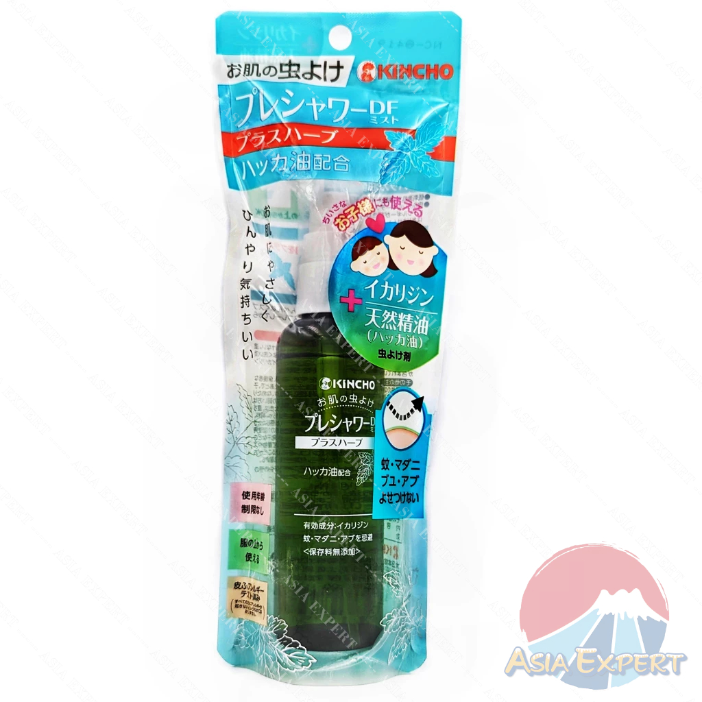 KINCHO Pre-shower DF Insect Repellent Mist Plus Herb 100mL สเปรย์ไล่แมลงยุงสำหรับฉีดผิวกาย