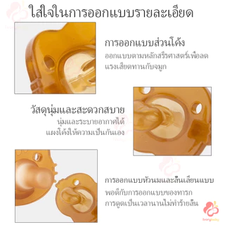 IVORYBABY จุกหลอกซิลิโคน ฟรีกล่อง จุกนม จุกดูดนม สำหรับเด็ก ชุดสามชิ้น มีทั้งแบบกลางวันและกลางคืน
