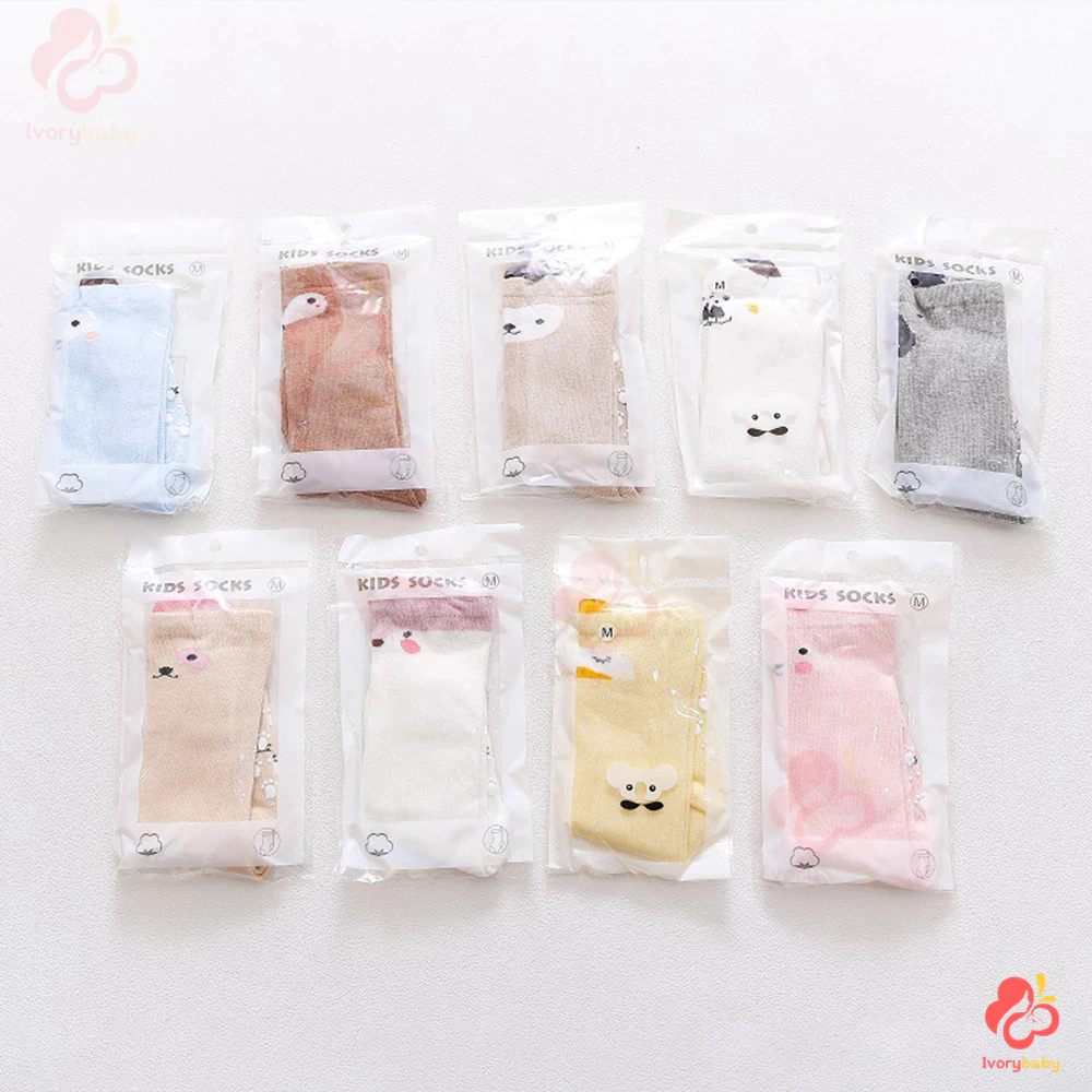 IVORYBABY ถุงเท้ายาวเด็กรุ่นยาวถึงเข่า ถุงเท้า ลายน่ารัก มีกันลื่น ผ้าฝ้าย ระบายอากาศ ถุงเท้าเด็กอ่อน thumbnail 10
