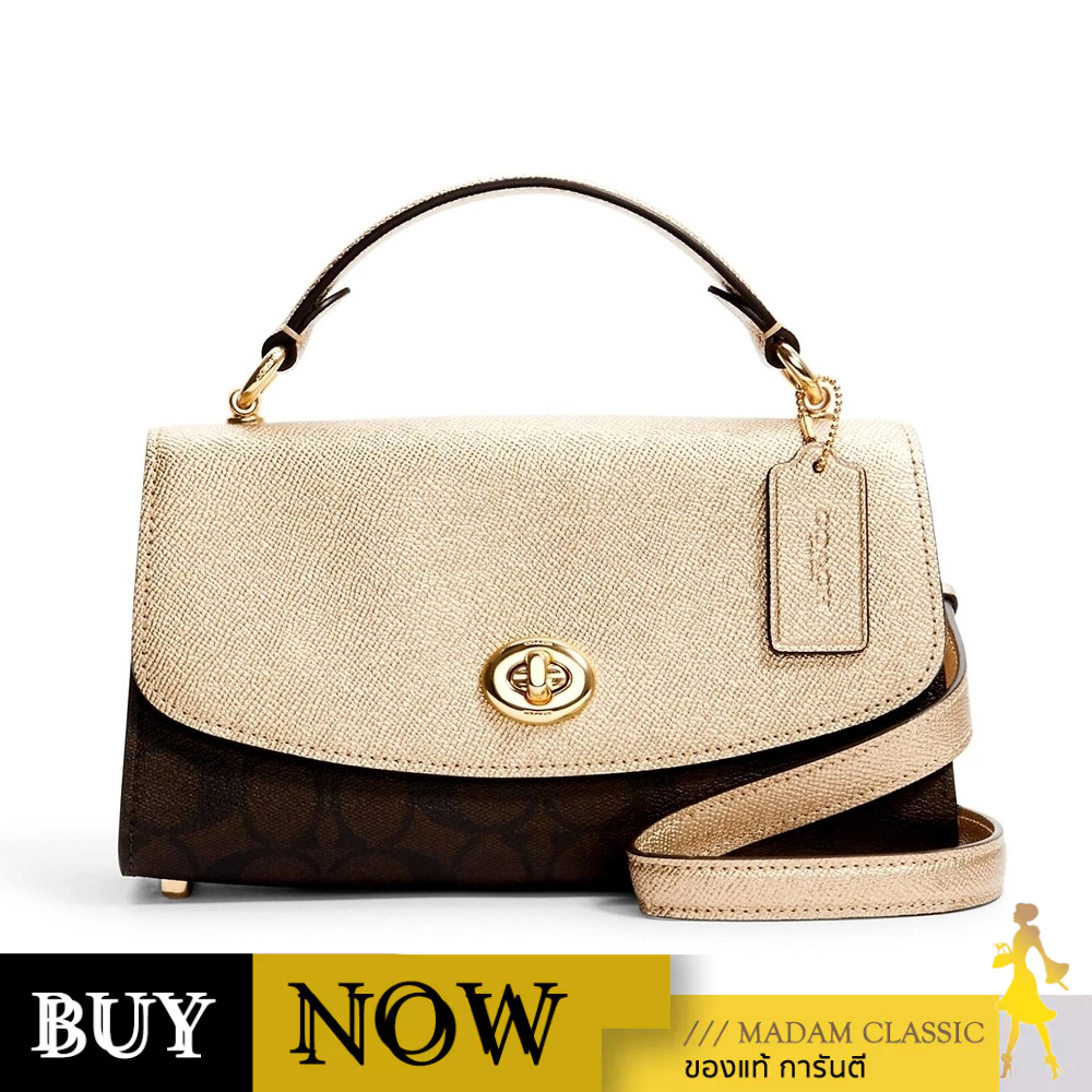 กระเป๋าสะพายข้าง COACH C1441 TILLY SATCHEL 23 IN SIGNATURE CANVAS(IMS5V) BY:Madamclassic