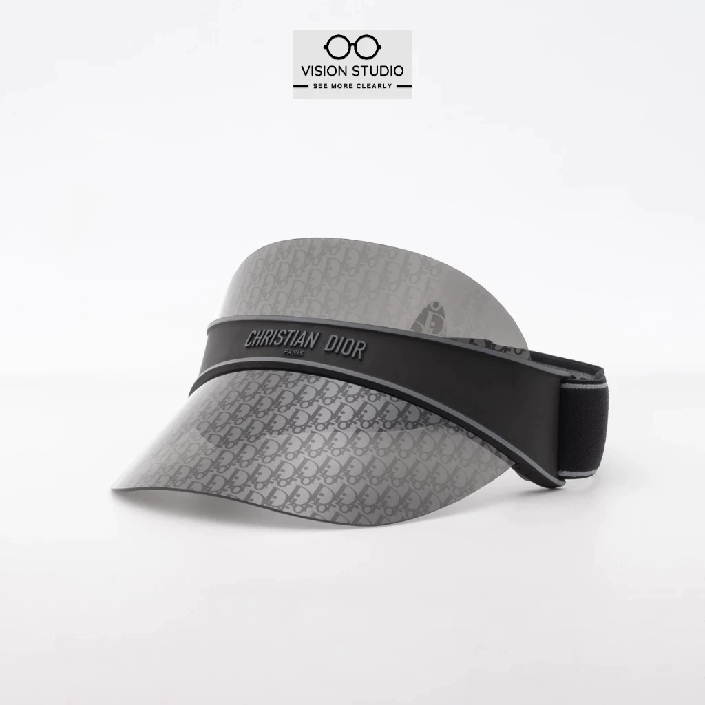 หมวก Visor รุ่นคุณเก๋ไก๋ใส่ DIOR CLUB V1U 31B8 Black Dior Oblique Visor