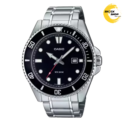 CASIO DURO BLACK นาฬิกาผู้ชาย Casio รุ่น MDV-107D-1A1V คาสิโอ