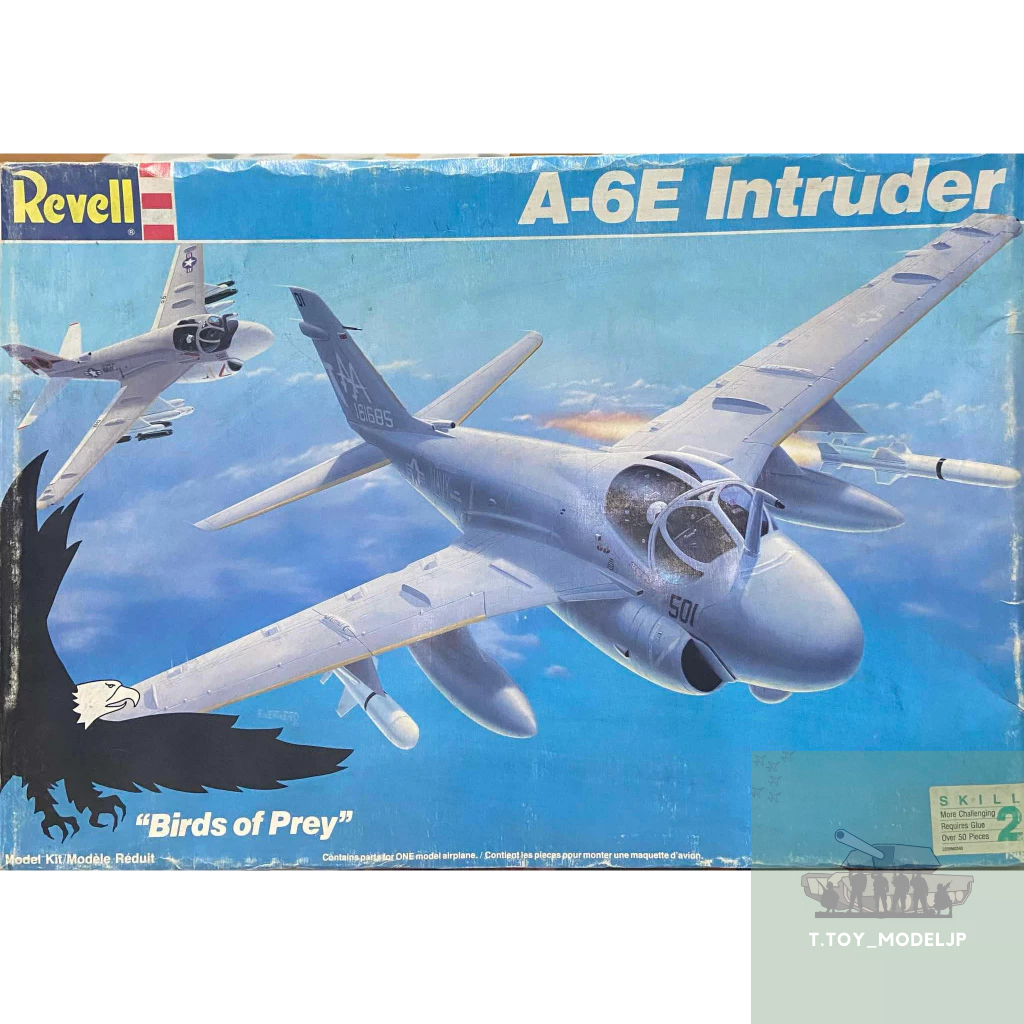 Revell 1/32 A-6E Intruder Bird of Prey โมเดลเครื่องบินรบ เครื่องบินรบสงครามโลก เครื่องบินประกอบ