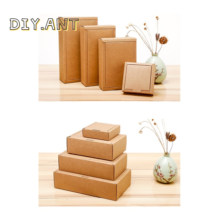 💐DIY💐 กล่อง กล่องกระดาษ กระดาษคราฟท์ ใส่ของ ของขวัญ เครื่องประดับ