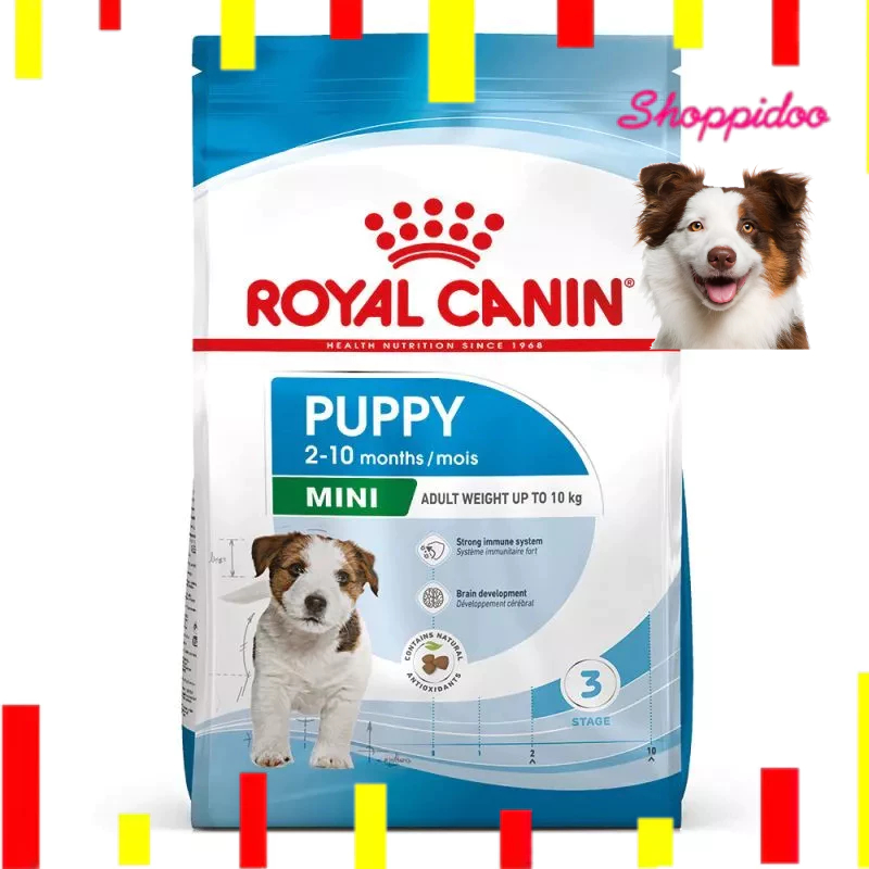 800g.] Royal Canin MINI PUPPY  อาหาร ลูกสุนัข อายุ2 -10เดือน.  พันธุ์เล็ก ชนิดเม็ด (รอยัล คานิน )