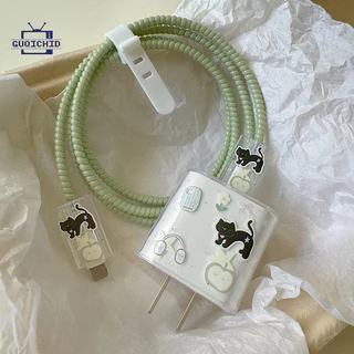 5In1 ฝาครอบป้องกันสายชาร์จ Charger Protector เคสป้องกันเครื่องชาร์จ Energy Dog ที่เหมาะสำหรับเคสป้องกันแบบพับใส IP 20W