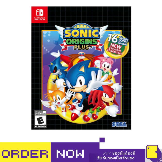 [+..••] พร้อมส่ง | NSW SONIC ORIGINS PLUS (เกม Nintendo Switch™ 🎮)