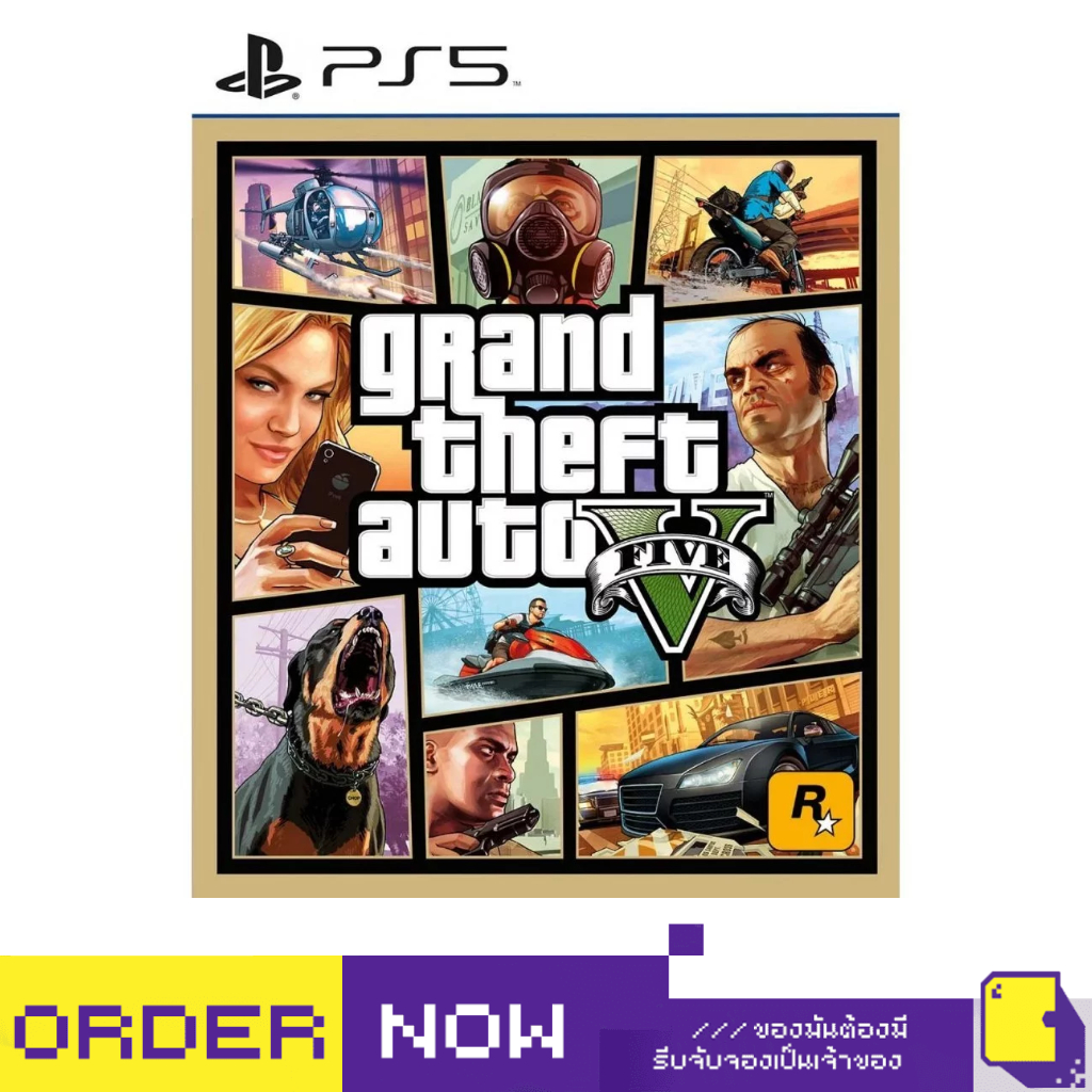 [+..••] พร้อมส่ง | PS5 GRAND THEFT AUTO V (เกม PS5™ 🎮)