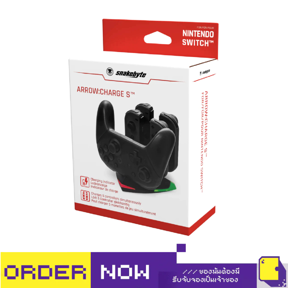 [+..••] พร้อมส่ง | NSW SNAKEBYTE ACCESSORIES CHARGE FOR NINTENDO SWITCH (เกม Nintendo Switch™ 🎮)
