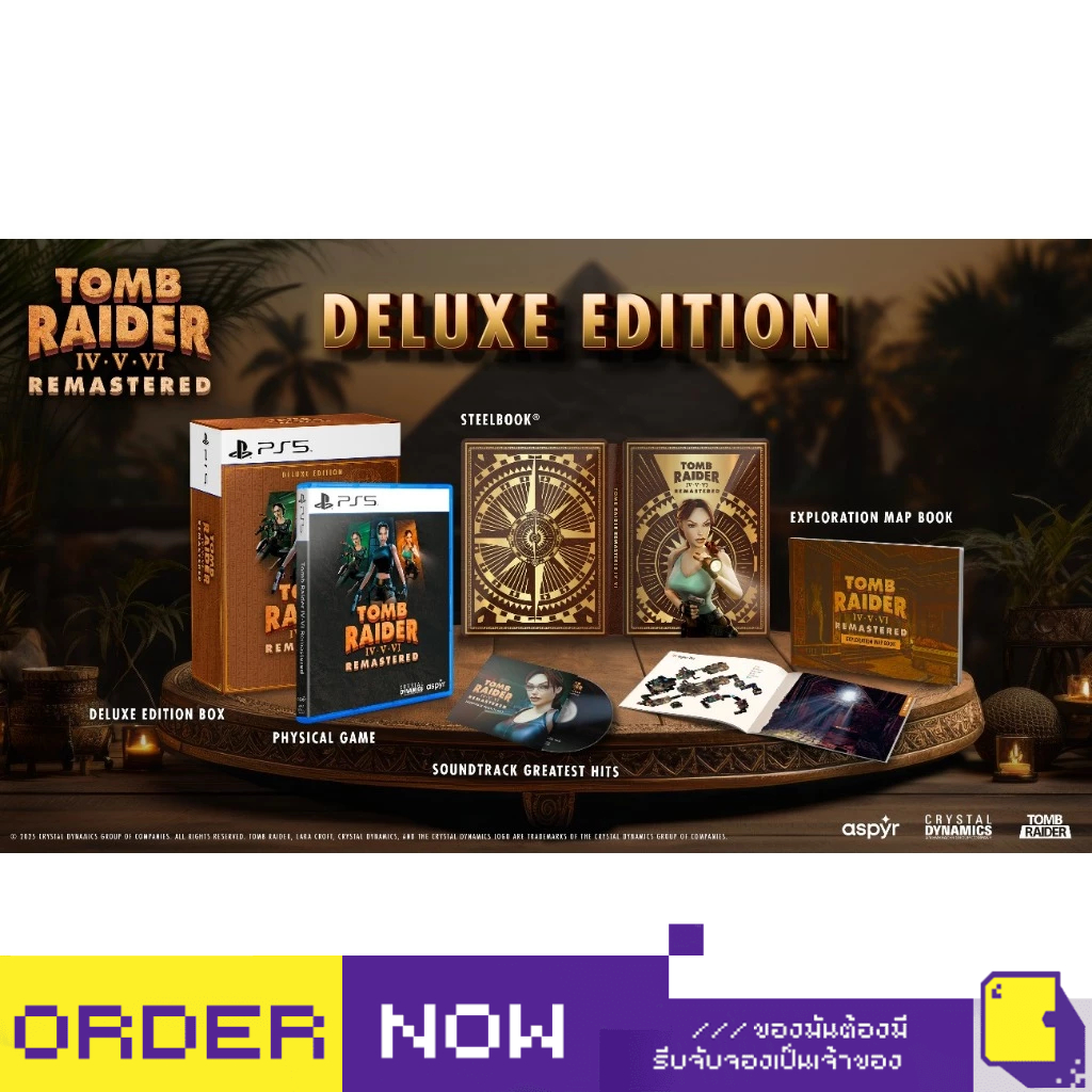 [+..••] พร้อมส่ง | PS4 / PS5 TOMB RAIDER IV-VI REMASTERED (เกม PlayStation™🎮 )