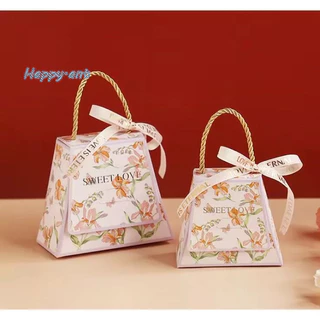 🌹 🌹สินค้าใหม่ 🌹 🌹กล่องของขวัญ ลายดอกไม้ ใส่ของขวัญ ของชำร่วย