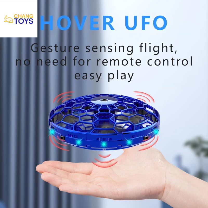 UFO Drone - Hand-Controlled ของเล่นสําหรับเด็กและผู้ใหญ่ Outdoor/ในร่ม Hover Boomerang พร้อม Auto-Stabilization