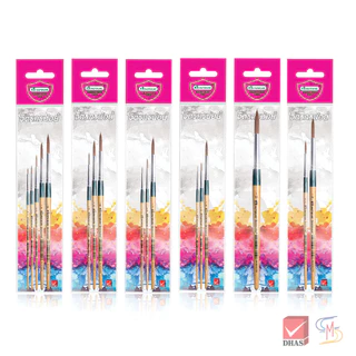 Master Art มาสเตอร์อาร์ต พู่กัน พู่กันสีน้ำ ชนิดหัวกลม รุ่นจิตรกรน้อย แบบชุดเซ็ท