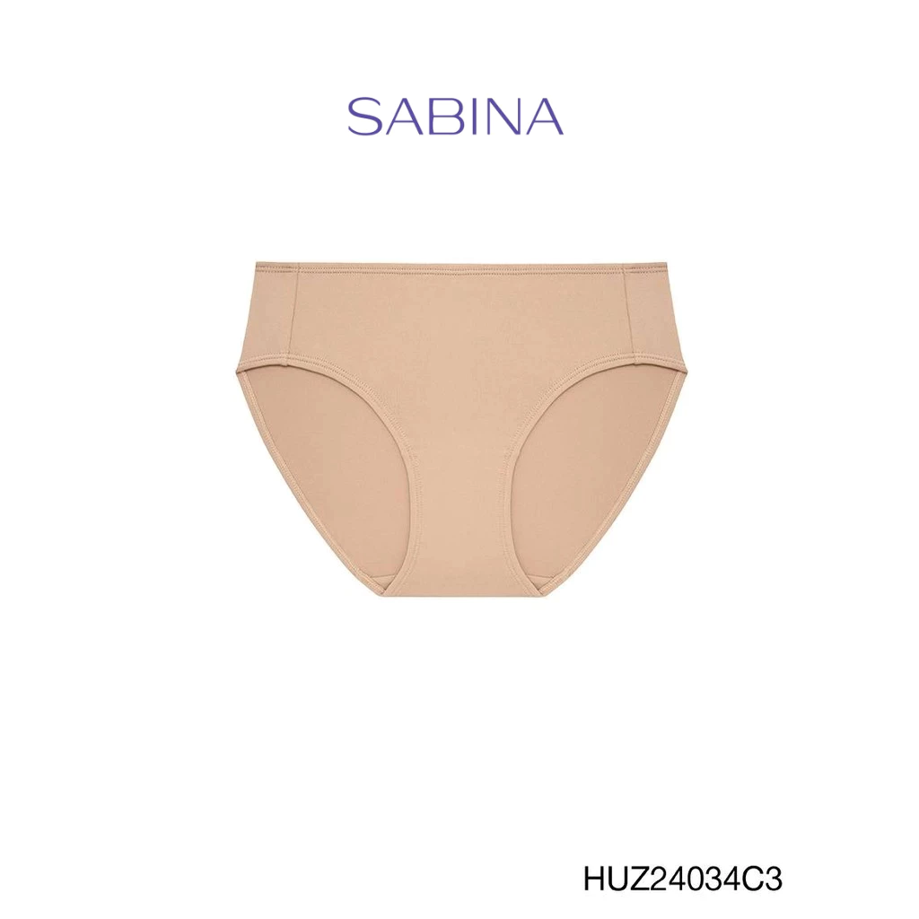Sabina Habpy Panty กางเกงในทรงบิกินี่ รหัส HUZ24034C3 - สีเนื้อเข้ม