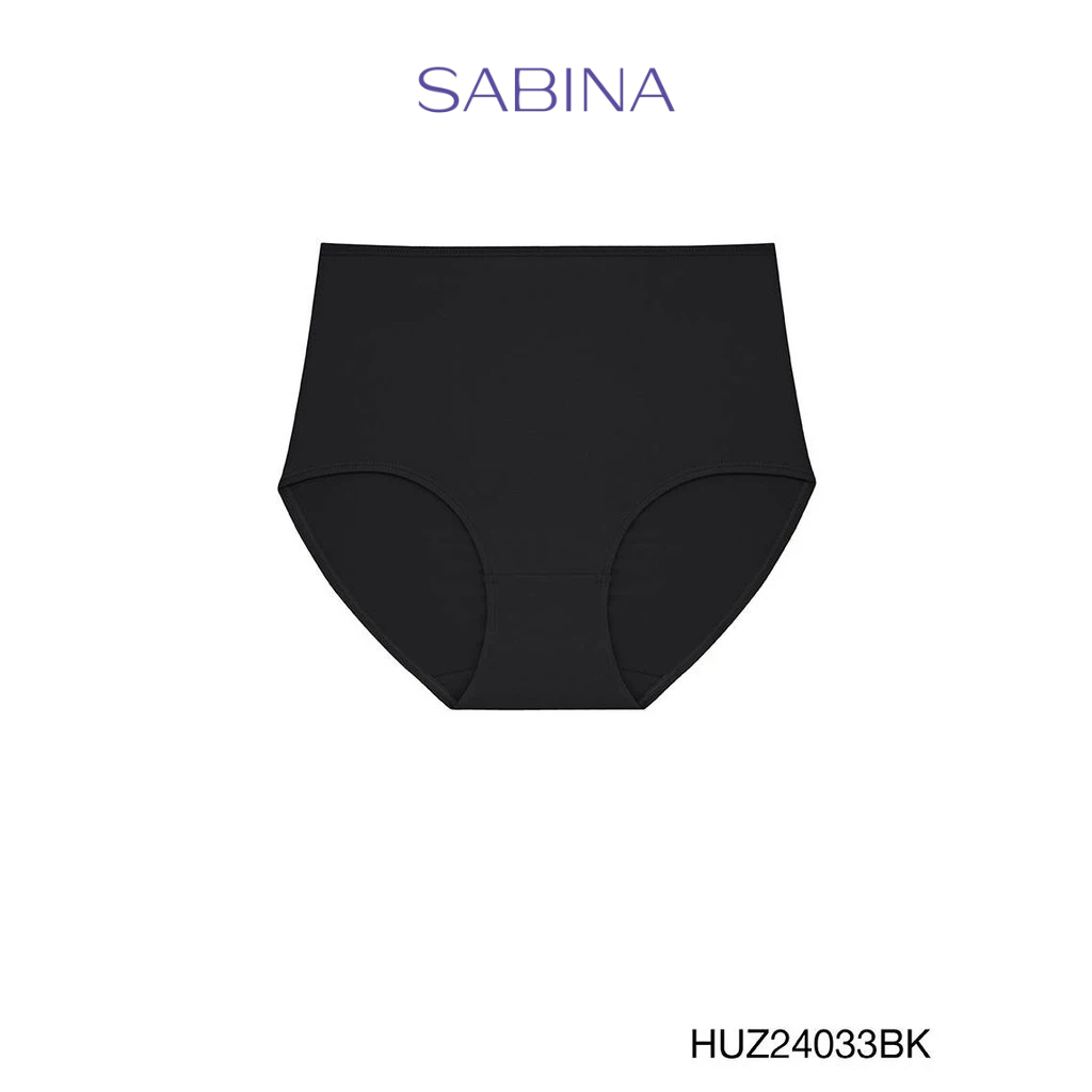 Sabina Habpy Panty  กางเกงในทรงเอวสูง รหัส HUZ24033BK - สีดำ