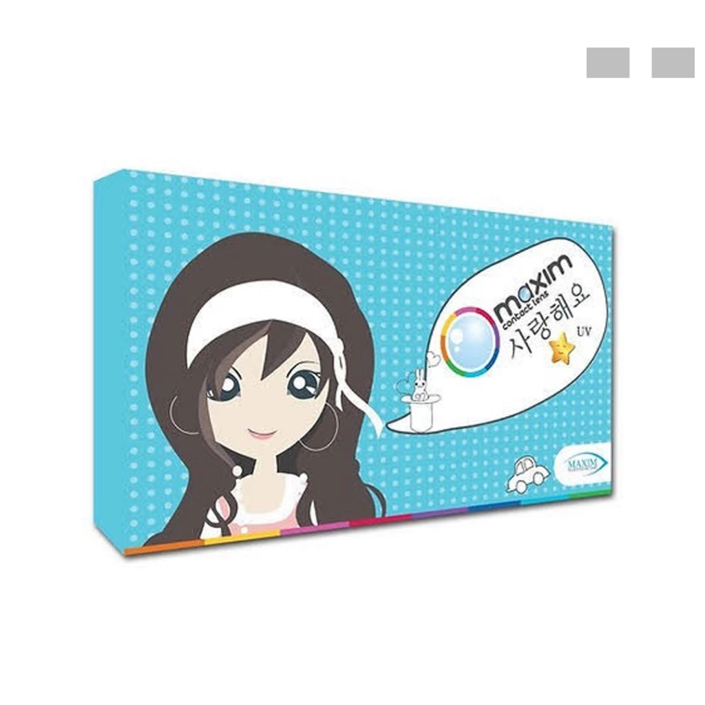 Maxim contact lens ตาสวย (กล่องฟ้า) รายเดือน