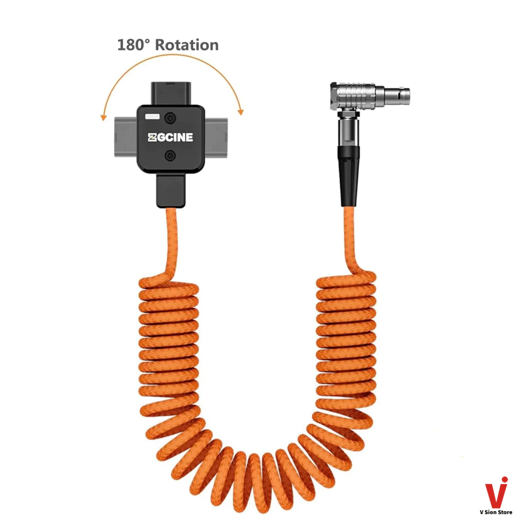 พร้อมส่ง ZGCINE DT-LM DTap to Lemo 2Pin Male Power Cable