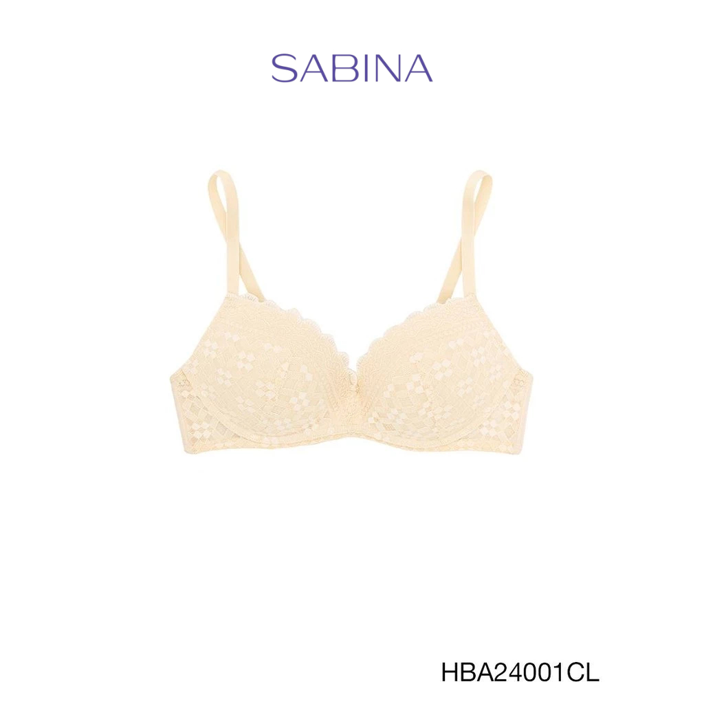 Sabina Habpy Doomm Doomm Level 4 เสื้อชั้นใน  ไร้โครง รหัส HBA24001CL - สีเนื้ออ่อน