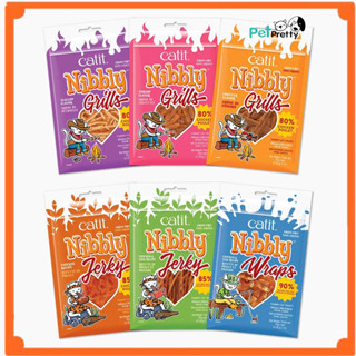 Catit Nibbly Treats ขนมแมว เนื้อแท้ ชิ้นเล็ก 6 รส Grain-Free…
