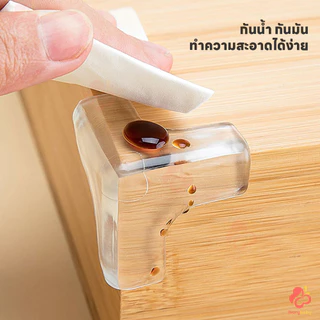 IVORYBABY กันชนมุมโต๊ะ กันมุมโต๊ะ พร้อมกาว3M ยางกันชนขอบโต๊ะ ติดตั้งง่าย ทนทาน ป้องกันการชน ติดขอบโต๊ะ