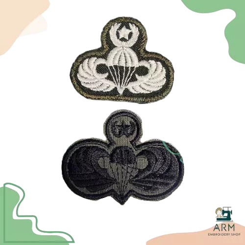 อาร์มปีกโดดร่มทหาร USA ปีกร่มทหารอเมริกา ปีกร่มUS ปีกสหรัฐ