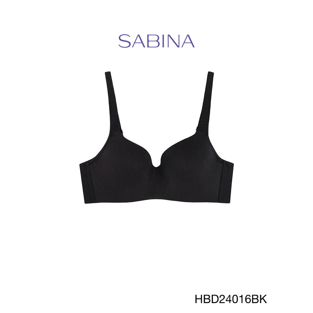 Sabina Habpy Perfect Bra Level 1 เสื้อชั้นใน  มีโครง รหัส HBD24016BK - สีดำ