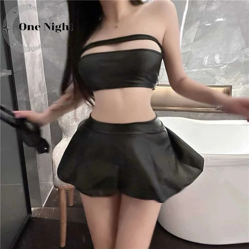 ชุดคอสเพลย์ ชุดนอนไม่ได้นอน ชุดหนัง รุ่น NG904 แลงก์ (Mu) 🏆เกรดพรีเมี่ยมแท้