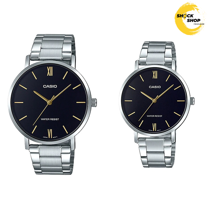 CASIO นาฬิกาคู่ รุ่น MTP-VT01D-1B และ LTP-VT01D-1B || ของแท้ รับประกันสินค้า 1 ปี ✅