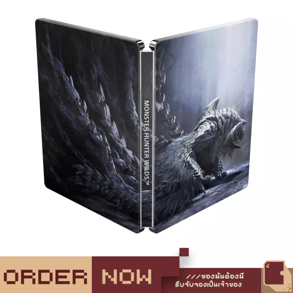 PlayStation™ PS5 Monster Hunter Wilds (Steelbook) , (Secrets Weapon) ,(Acrylic Charm) (By ClaSsIC GaME )