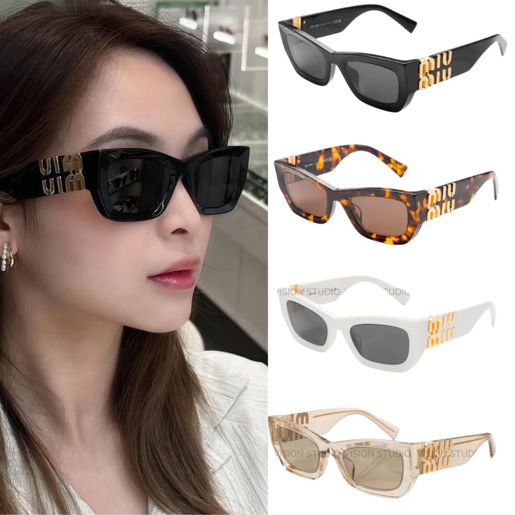 แว่นกันแดด Miu Miu รุ่น MU09WS รวมสี ใหม่ ของแท้100% รับประกัน 2 ปีเต็ม พร้อมอุปกรณ์ครบ