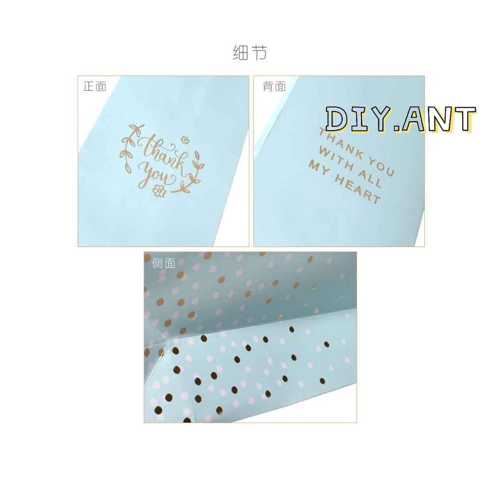 💐DIY💐 ถุงกระดาษ ซองกระดาษ ทรงสูง ของขวัญ ของชำร่วย (สินค้าพร้อมส่ง) - รูปที่ 2