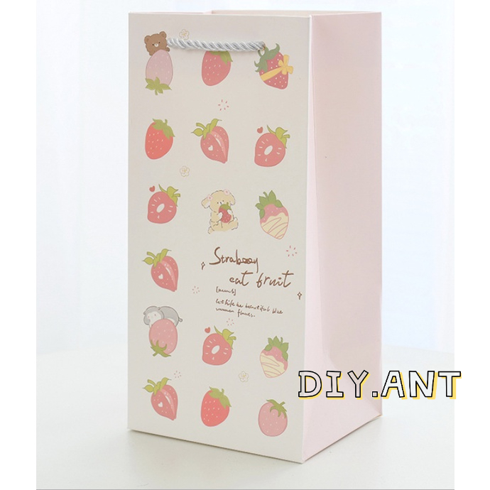 💐DIY💐 ถุงของขวัญ ถุงกระดาษน่ารัก ใส่ของรับไหว้ ทรงตั้ง
