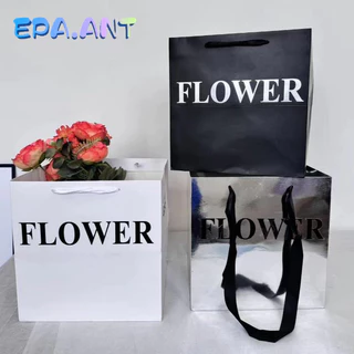 🌈EPA🌈ถุงFlower ก้นกว้าง ใส่ดอกไม้ ใส่เค้ก ใส่ตุ๊กตา เชือกหิ้วยาวมาก