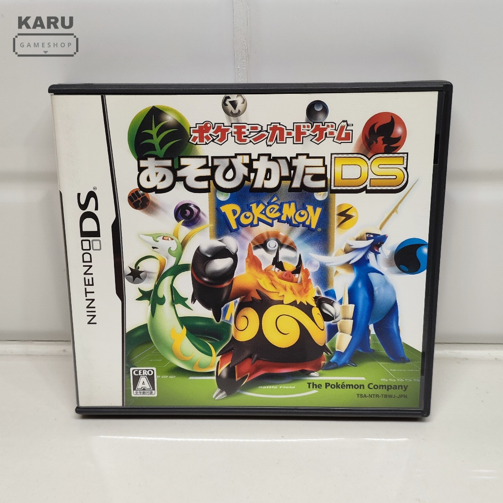 [พร้อมส่ง] มือ 2 แผ่นเกม Nintendo DS : Pokemon Card Game How to Play DS ปกญี่ปุ่น